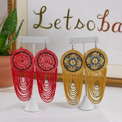 Zulu Tassel Earrings